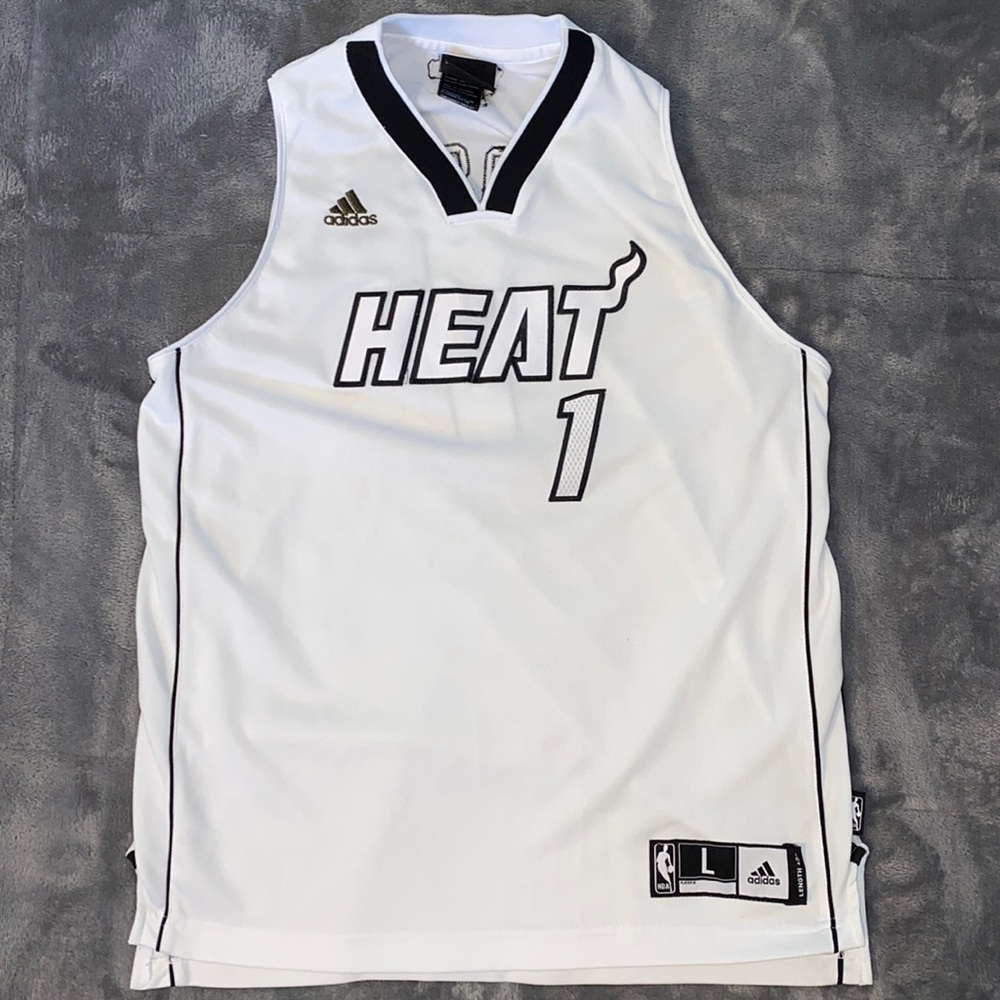 Miami Heat Chris Bosh White Out Jersey